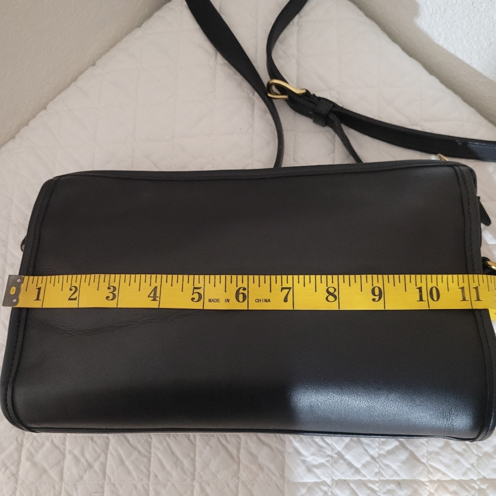 Vintage Y2K Coach 9944 Taylor Zip  Shoulder/Crossbody Handbag Black Made in USA - Picture 12 of 15